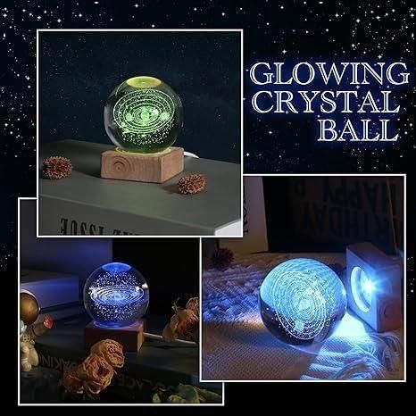 3D Crystal Lamp Ball(Assorted Design) - Paradize