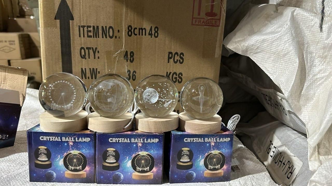3D Crystal Lamp Ball(Assorted Design) - Paradize