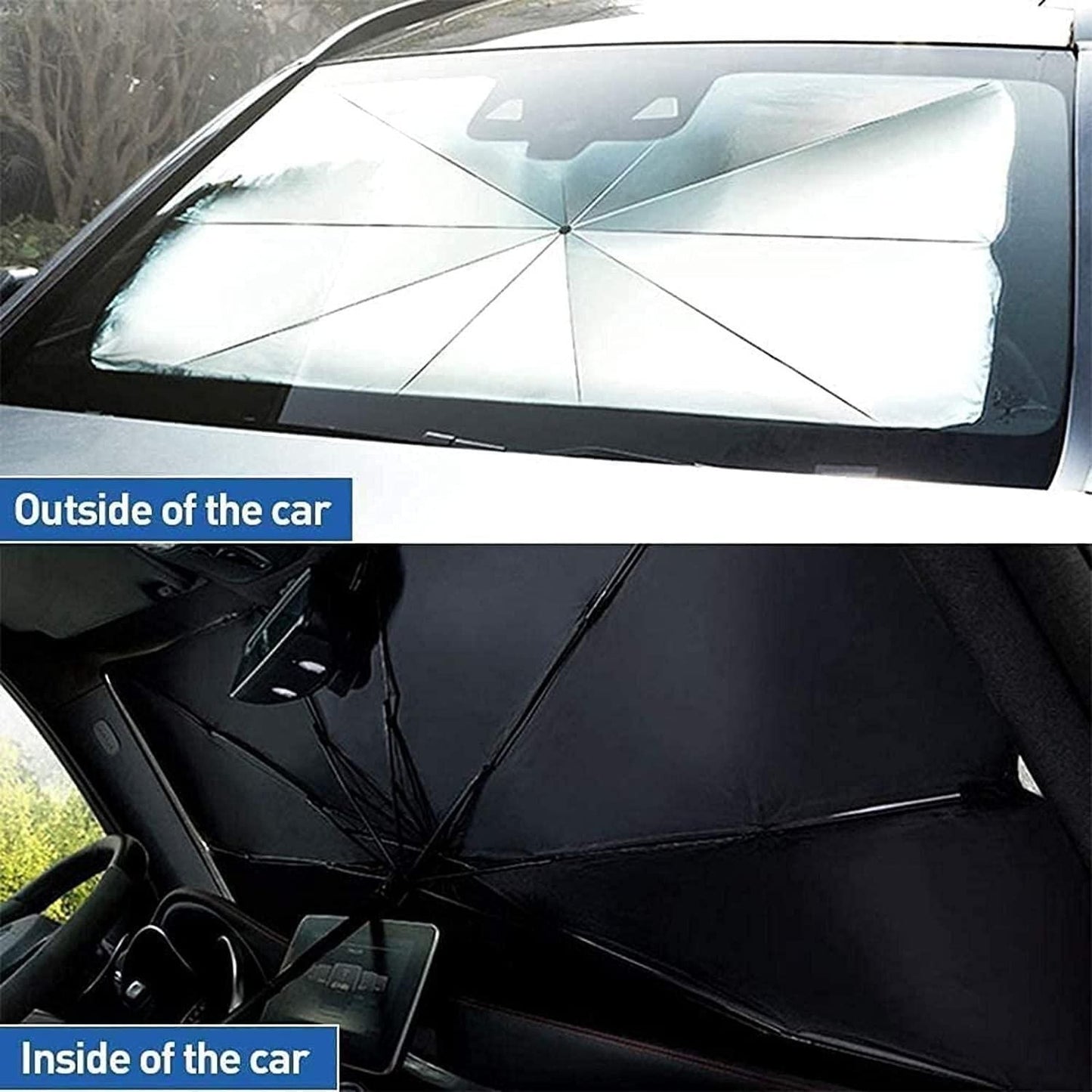 Car Windshield Sun Shade Umbrella� - Paradize